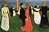 Edvard Munch Canvas Paintings - The Dance Of Life